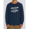 Sweat enfant "Réfléchir c'est désobéir"