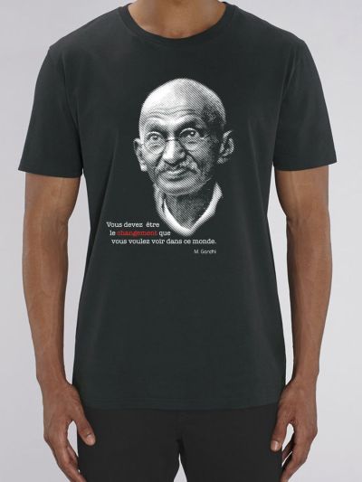 T-shirt homme  "Gandhi"