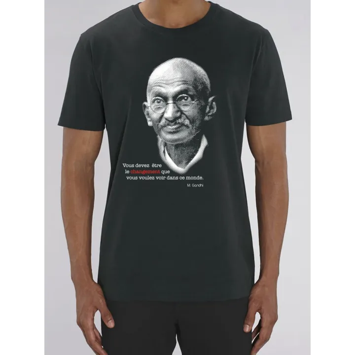 T-shirt homme "Gandhi"