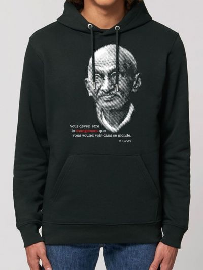 Sweat homme capuche "Gandhi"