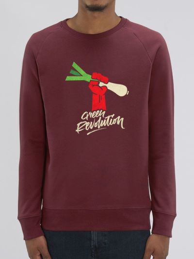 Sweat-shirt homme "Green revolution"