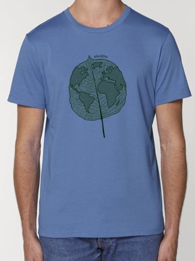 T-shirt homme "Plan(è)te feuille"