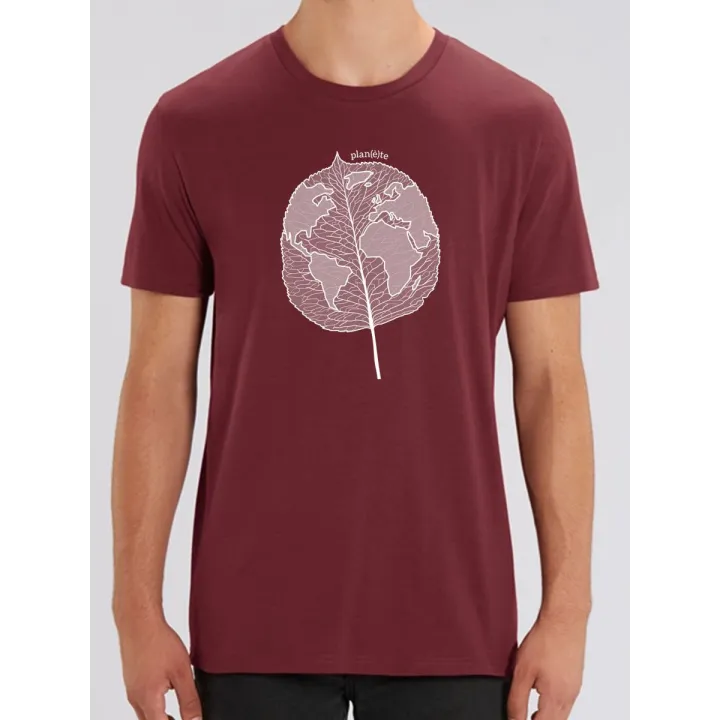 T-shirt homme "Plan(è)te feuille"