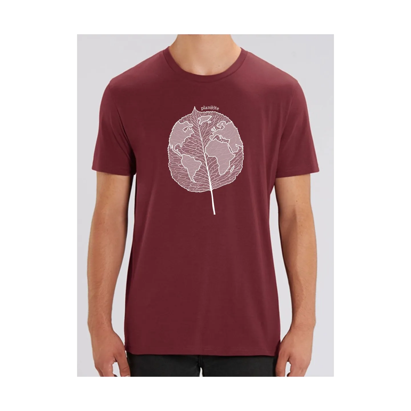 T-shirt homme "Plan(è)te feuille"