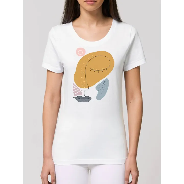 T-shirt femme BIO "Visage"
