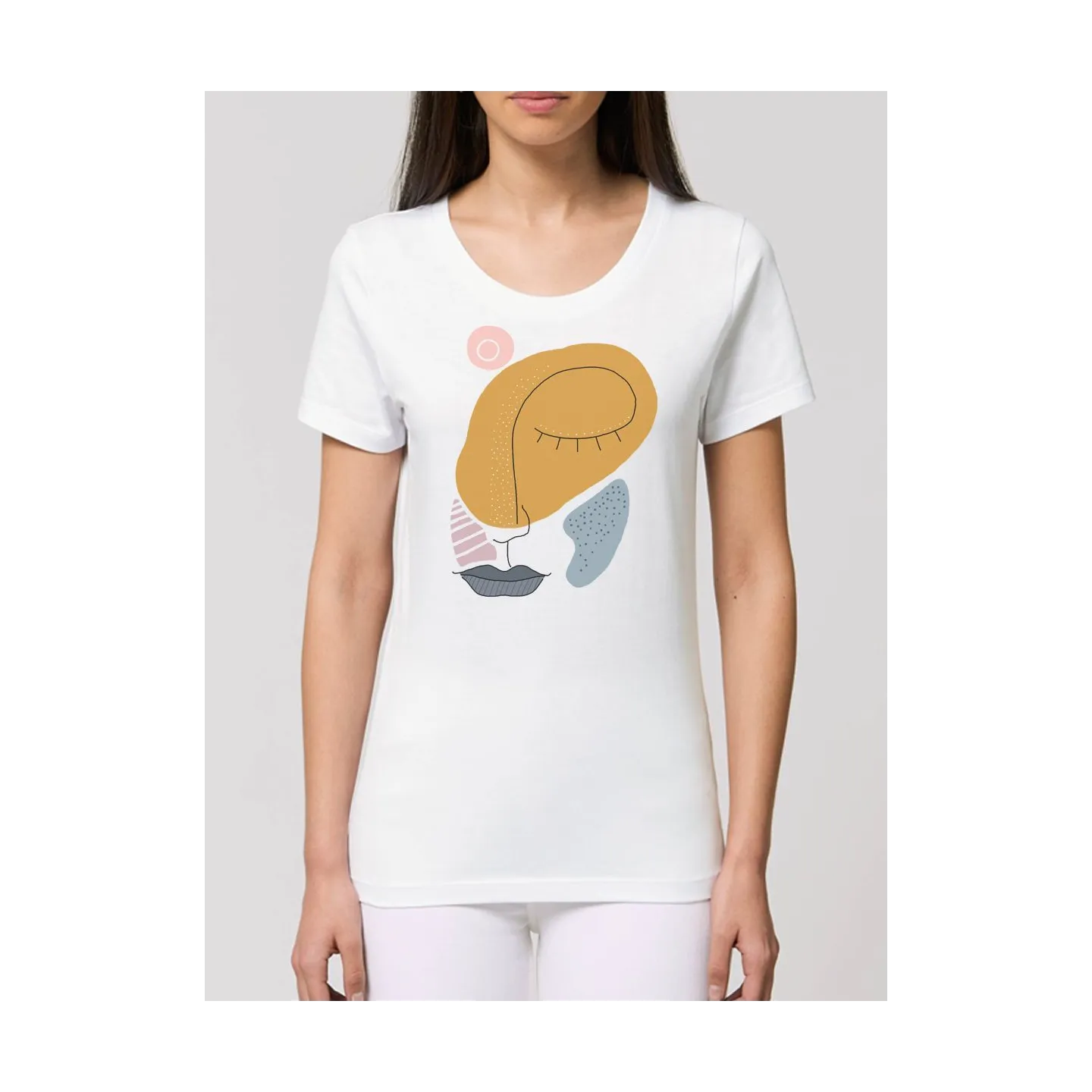  T-shirt femme BIO "Visage" 