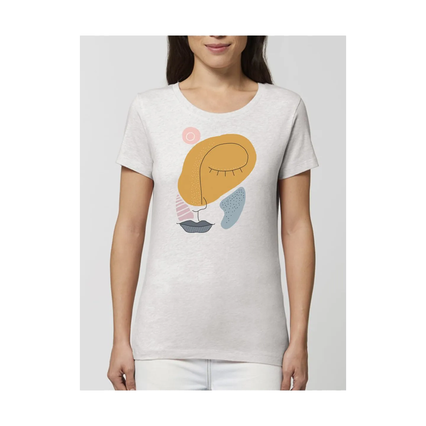  T-shirt femme BIO "Visage" 