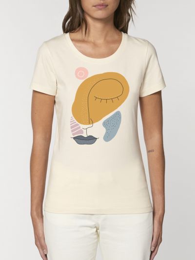  T-shirt femme BIO "Visage" 