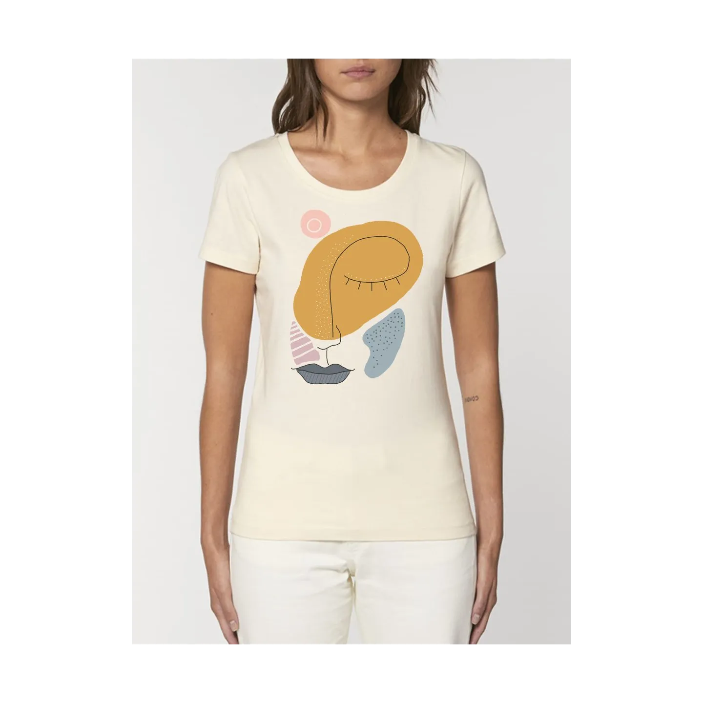  T-shirt femme BIO "Visage" 