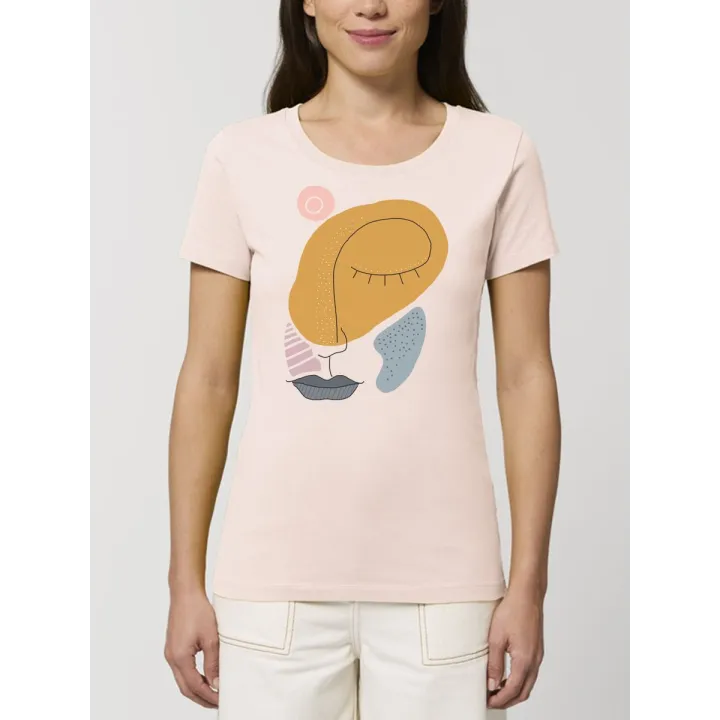 T-shirt femme BIO "Visage"