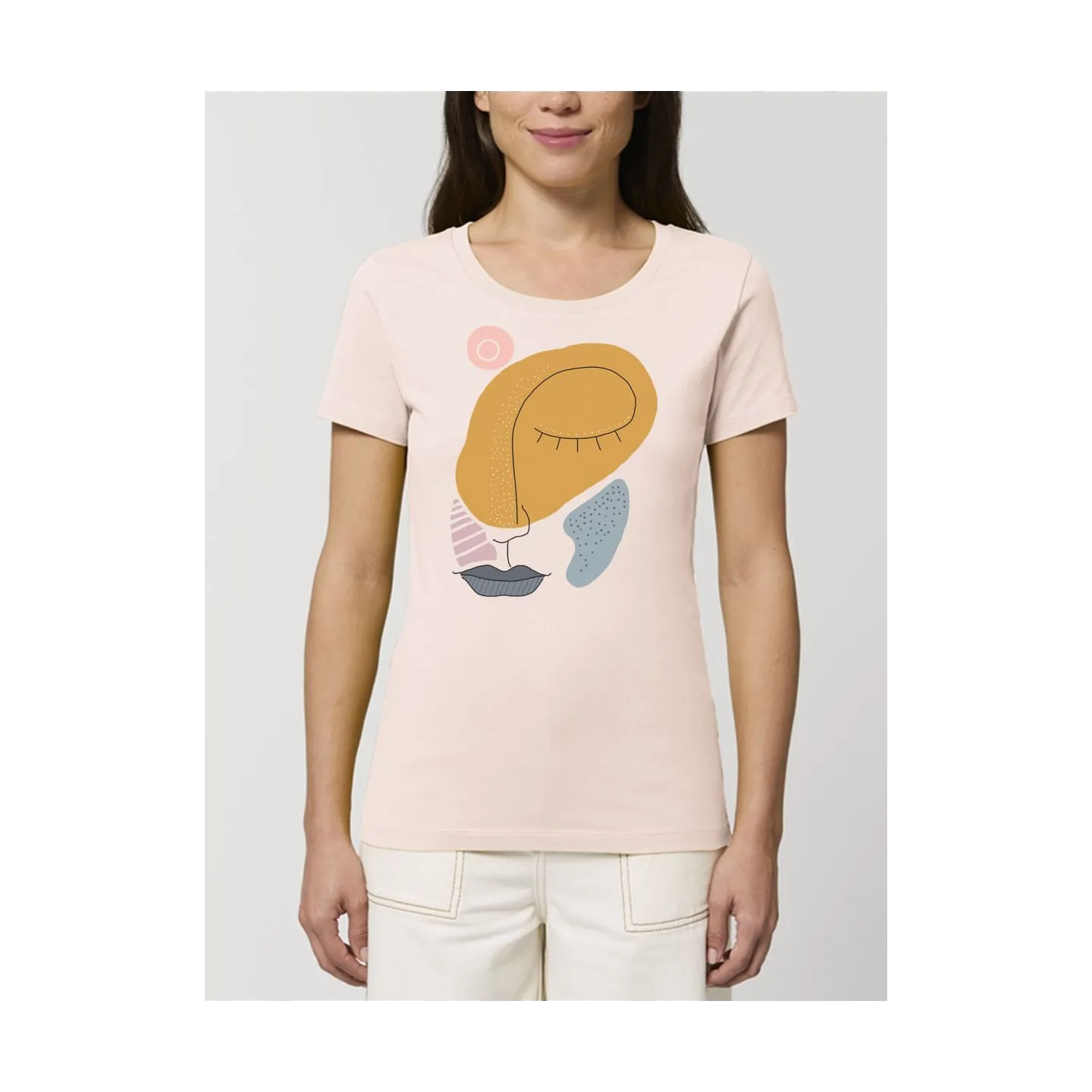  T-shirt femme BIO "Visage" 
