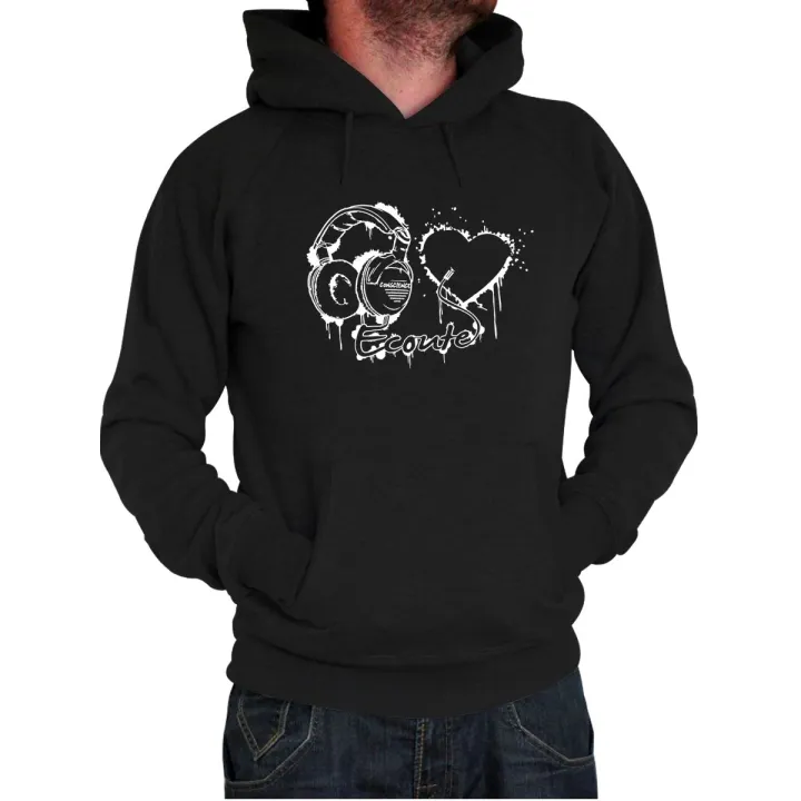 Sweat homme "Ecoute ton coeur"