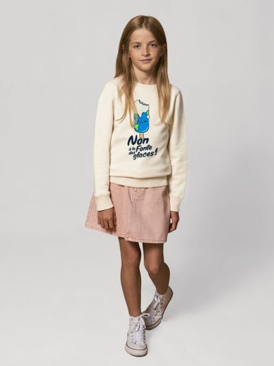 Sweat enfant "Non à la fonte des glaces"