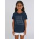 Tee shirt enfant "je ne dois pas ecrire sur mon tee shirt"