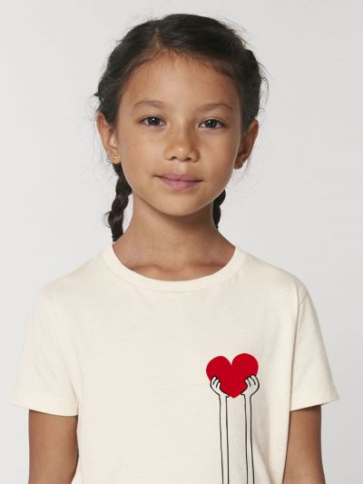 Tee shirt enfant "Mains Coeur"
