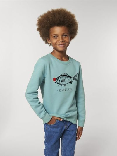 Sweat enfant "Poisson Clown"