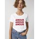 T-shirt femme "Amour Amour Amour"