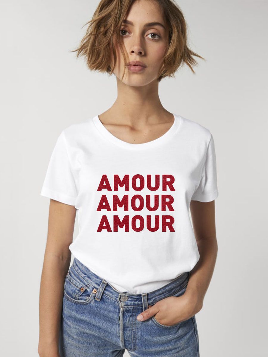 T-shirt femme Amour Amour Amour - Conscience