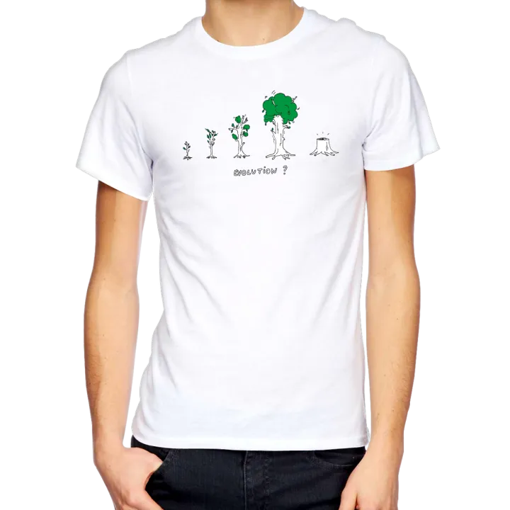 T-shirt homme "arbre evolution"