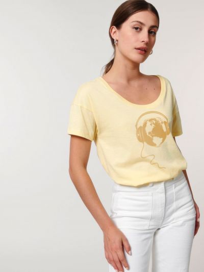 T-shirt femme ''Ecoute la Terre''