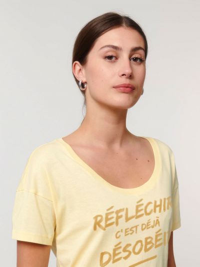 T-shirt femme ''Réfléchir''