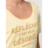 T-shirt femme ''Réfléchir''