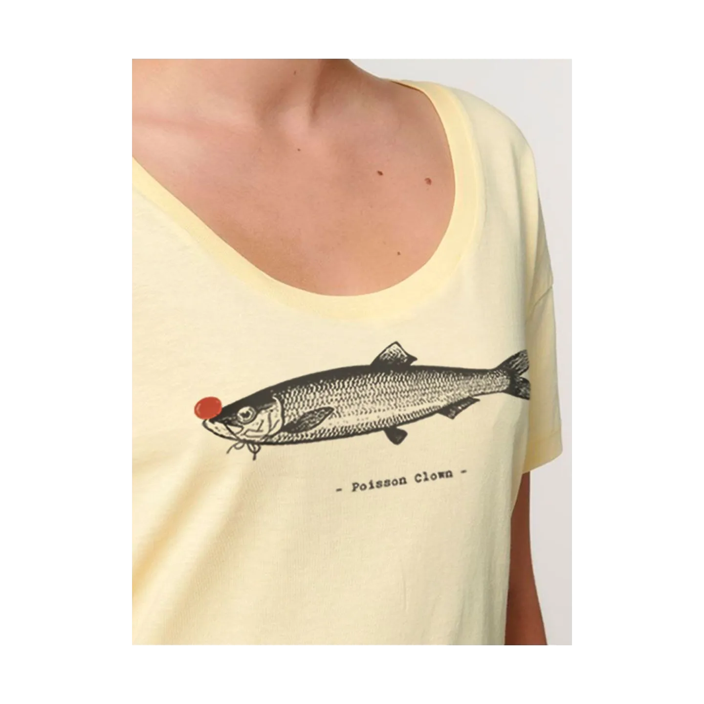 T-shirt femme Poisson Clown
