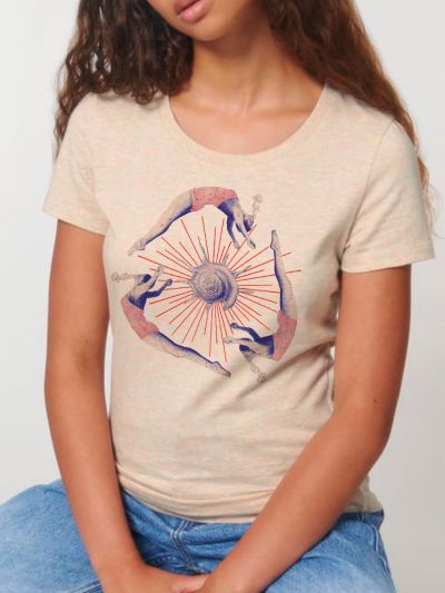 T-shirt femme "Nageuses" par Ruliano des Bois