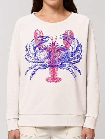 Sweat loose "Homard/Crabe" par Ruliano des Bois