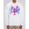 Sweat capuche homme "Crabe/Hommard" par Ruliano des Bois