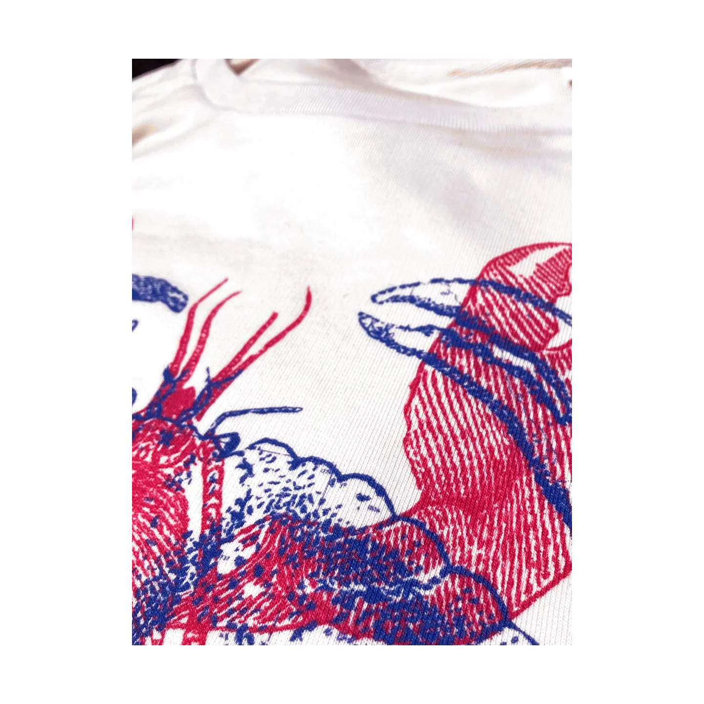 Sweat capuche homme "Crabe/Hommard" par Ruliano des Bois