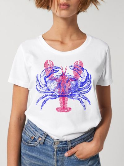 T-shirt femme "Homard/Crabe" par Ruliano des Bois