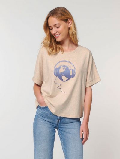 T-shirt femme "Ecoute la Terre"