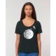 T-shirt femme "Black moon" By the ink