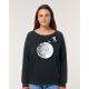 Sweat femme "Black moon" By the ink