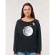 Sweat femme "Black moon" By the ink