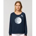 Sweat femme "Black moon" By the ink