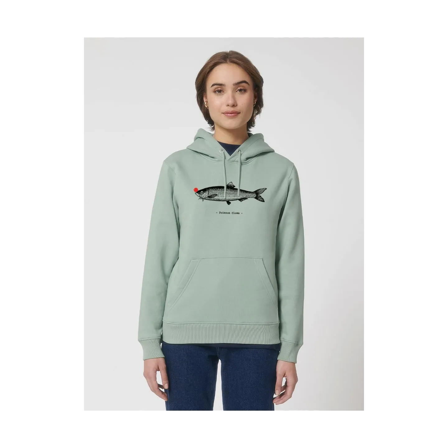 Sweat femme "Poisson Clown"