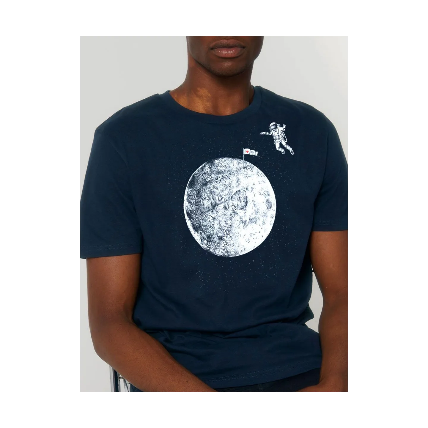 T-shirt homme "Black Moon" By the ink