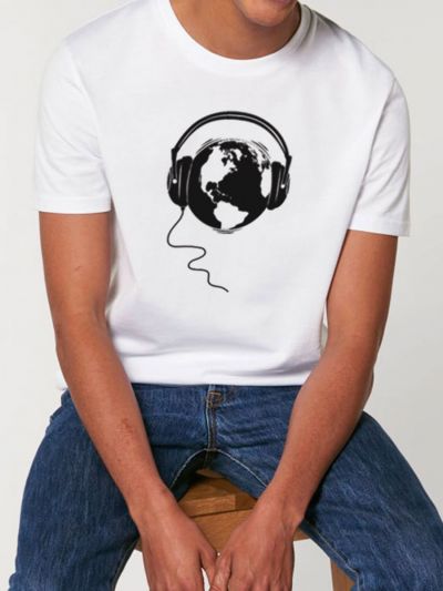 T-shirt homme ''Ecoute la terre''