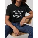 T-shirt homme "Réfléchir c'est déjà désobéir"