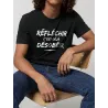 T-shirt homme "Réfléchir c'est déjà désobéir"