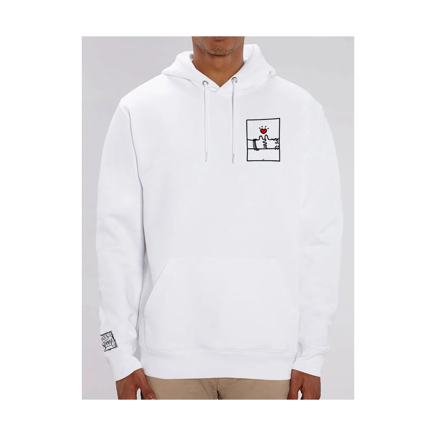 Sweat capuche homme "Love 57'' Quentin 7