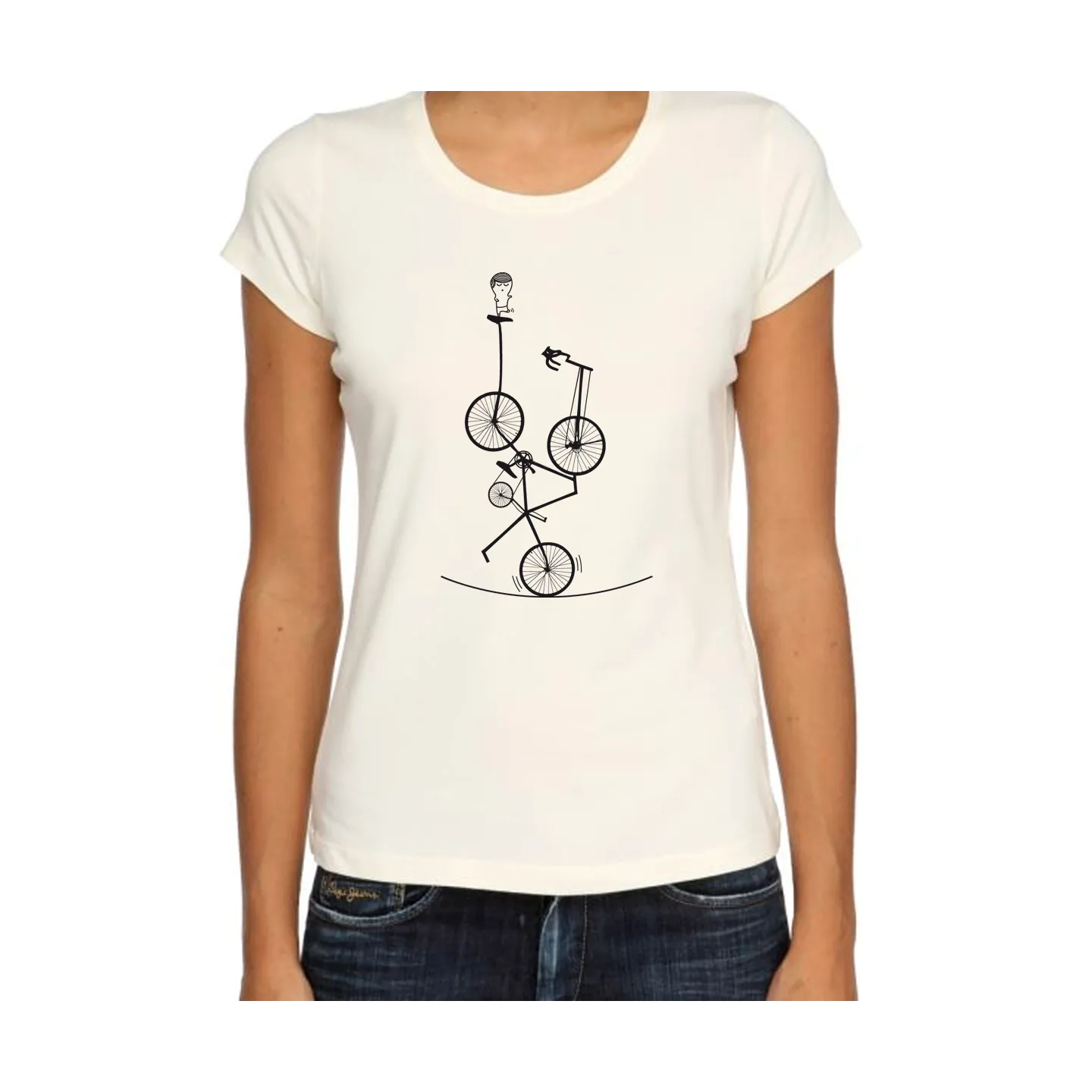 T-shirt femme "Sur le fil"