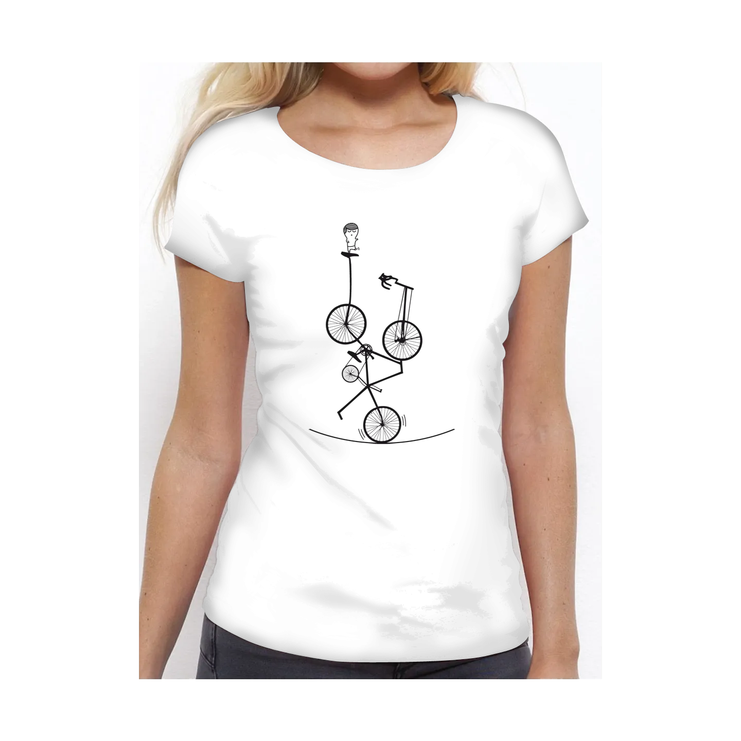 T-shirt femme "Sur le fil"