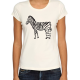 T-shirt femme "Zebre"