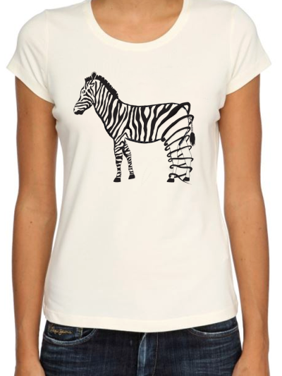 T-shirt femme "Zebre"