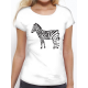 T-shirt femme "Zebre"