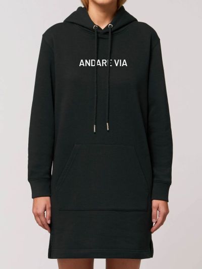 Robe sweat capuche "Andare via"