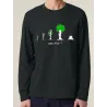 T-shirt manches longues homme "Evolution"